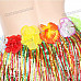 Summer Mood Colorful Plastic Hula Skirt (60cm)