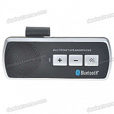 Bluetooth V2.1+EDR Sun Visor Mount Caller ID Handsfree Car Kit (16-Hour Talk/1000-Hour Standby)