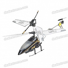 Rechargeable Wireless 3-CH Control Mini IR Helicopter with Gyroscope - Black