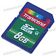 Genuine Transcend SDHC SD Memory Card - 8GB (Class 4)