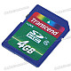 Genuine Transcend SDHC SD Memory Card - 4GB (Class 4)