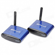 PAT-530 5.8GHz Wireless A/V STB Transmitter/Receiver with IR Signal Extension Wire Set (Blue)