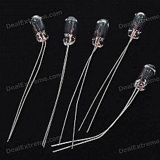 0.56W Indicator Yellow Light Bulbs for Car Audio System (5-Pack)