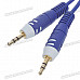 Gold Plated 3.5mm Jack Stereo Audio Male to Male Connection Cable (1.8M-Length)