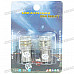 BA15S 1.5W 12V 63-Lumen 21-LED Car Turning Signal White Light Bulb (Pair)