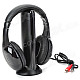 5-in-1 Wireless FM Radio Headset with Transmitter Base Station + Remote Monitoring