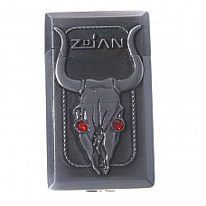 Stainless Steel Wind-proof Butane Lighter (Bull)