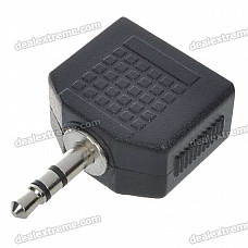 3.5mm Male to Dual Female Audio Split Adapter