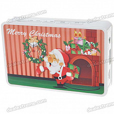 Santa Claus Figure Card Style Portable Rechargeable Battery Power MP3 Music Speaker with SD/USB