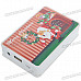 Santa Claus Figure Card Style Portable Rechargeable Battery Power MP3 Music Speaker with SD/USB