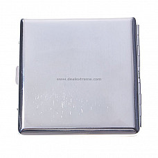 Compact Metal Cigarette Case (Holds 10)