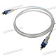 Premium Digital Optical Fiber Optic Toslink Audio Cable - White (1M-Length)