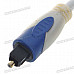 Premium Digital Optical Fiber Optic Toslink Audio Cable - White (1M-Length)