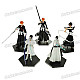 Anime Bleach Character Figure Toys with Base (5-Figure Set)