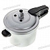 Lifelike Pressure Cooker-Shaped Coin Bank - Silver + Black (Small Size)