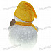 Festive Christmas Snowman Figure Toy Doll - Yellow + White