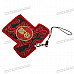 Chinese Buddhist Blessing Lucky Clothes Style Fook Bag with Strap + Keychain (Style/Color Assorted)