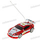 Creative Coke Can Storage Mini Rechargeable R/C Model Racing Car - Red + Black + White (27MHz/2*AA)