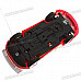Creative Coke Can Storage Mini Rechargeable R/C Model Racing Car - Red + Black + White (27MHz/2*AA)