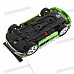 Creative Coke Can Storage Mini Rechargeable R/C Model Racing Car - Green + Black (40MHz/2*AA)