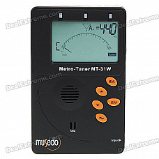 3 in 1 Universal Chromatic Tuner + Metronome + A4 Tone Generator (2*AAA)