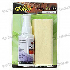 Violin Polish with Cleaning Cloth (50ml)