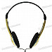 Trendy Stereo Headphone for Guitar & Electronic Organ (3.5mm Jack/6.5mm Jack Adaptor/1.2m-Length)