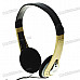 Trendy Stereo Headphone for Guitar & Electronic Organ (3.5mm Jack/6.5mm Jack Adaptor/1.2m-Length)