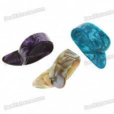 Plastic Guitar Thumb/Finger Picks (2-Set/Color Assorted)