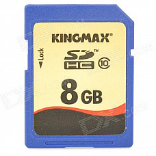 Genuine KINGMAX SDHC Memory Card - 8GB (Class 10)