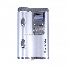 UV Money Detector Wind-proof Butane Lighter (Silver)