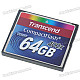 Genuine Transcend Premium 400x CompactFlash CF Memory Card - 64GB