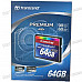 Genuine Transcend Premium 400x CompactFlash CF Memory Card - 64GB