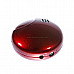 Metal Saucer Butane Lighter (Red)