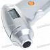 Portable Handheld 0.9" LCD Digital Tire Pressure Gauge - Silver (1*CR2032)