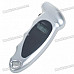 Portable Handheld 0.8" LCD Digital Tire Pressure Gauge - Silver + Black (1*CR2032 + 3*AG13)