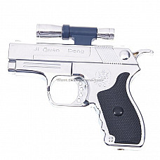 Pistol Style Butane Lighter with Working Laser Sight