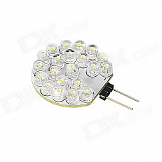 G4 1W 95-Lumen 6500K 21-LED Dome White Light Bulb (DC 12V)