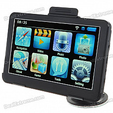 7.0" LCD Windows CE 6.0 MT3551 CPU GPS Navigator with USA/Canada Maps 4GB TF Card