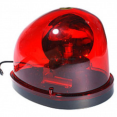 12V Revolving Warning Light for Vehicles (Red)
