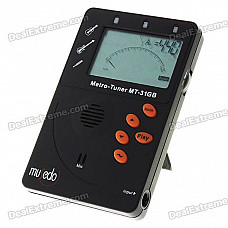 Professional Tuner + Metronome with Pickups for Guitar & Bass (2*AAA)