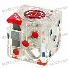 Creative Dice Shaped Electronic Butane Lighter with Flashing Light & Bottle Opener (3*AG3)