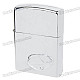 Stylish 3D Car Pattern Fuel Lighter - Silver