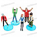 Set of 19 Ben 10 Figure Toys with 12 Bases - Style/Color Assorted