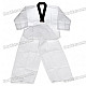 Set of 2 Karate Uniforms Costume Tops + Trouser (Suitable for Height 143~152cm)