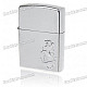 3D Sexy Woman Pattern Fuel Lighter - Silver