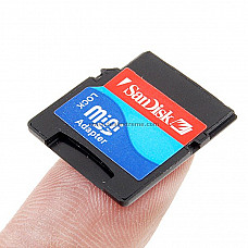 TransFlash MicroSD to Mini-SD Converter Card