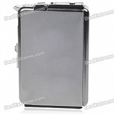 2-in-1 Cigarette Case with Butane Jet Torch Lighter (Holds 8 Cigarettes)