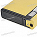 2-in-1 Cigarette Case with Butane Jet Torch Lighter - Yellow (Holds 8 Cigarettes)