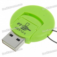 Ultra Mini USB 2.0 Micro SD/TF Card Reader (Support 1~16GB)